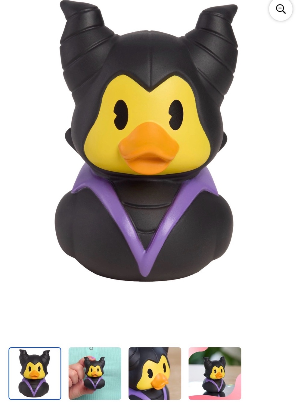 Duckalooz Disney Maleficent Small Toy Duck Collectible